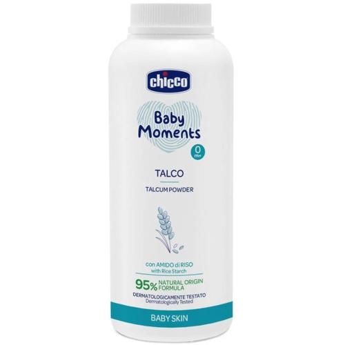 Chicco Baby Moments Talcum Powder Πούδρα με Άμυλο Ρυζιού 0m+, 150gr